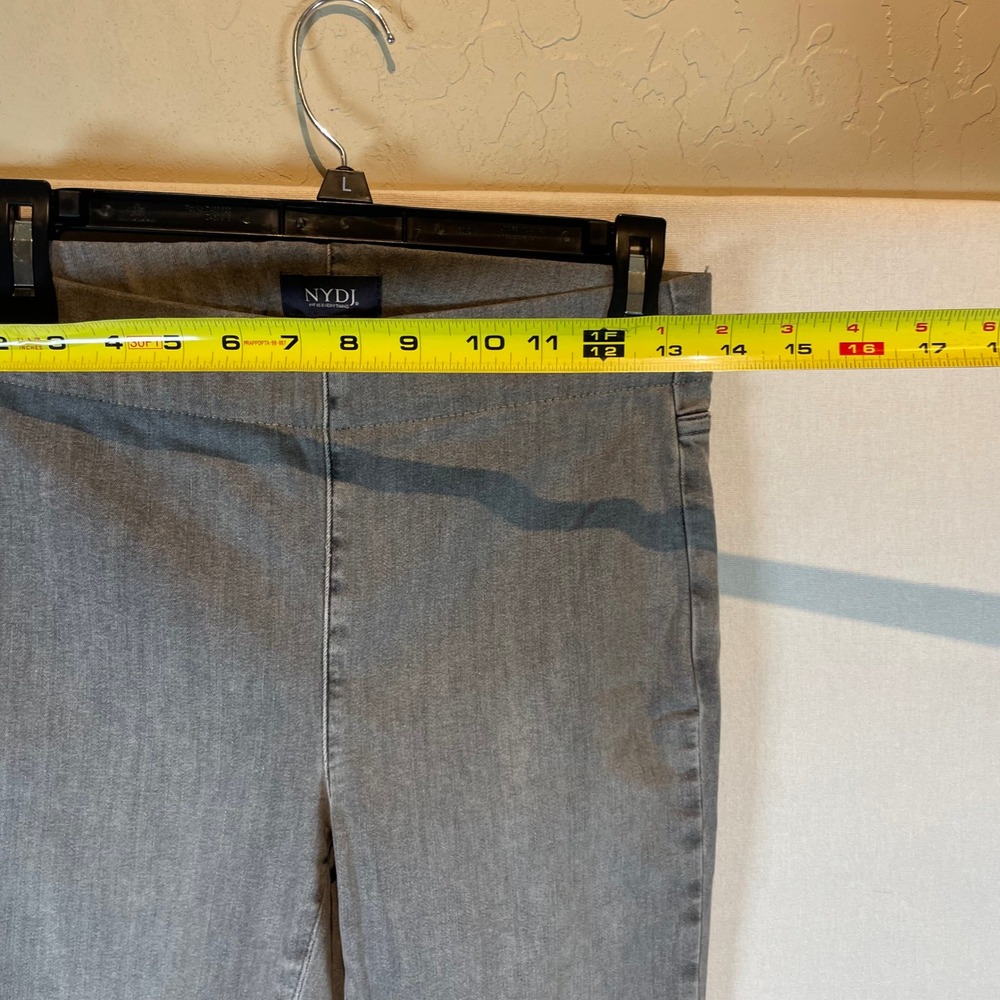 NYDJ Women's Gray Wash Slim Fit Pull On Ponte Pants‎ - Size S - Picture 7 of 8
